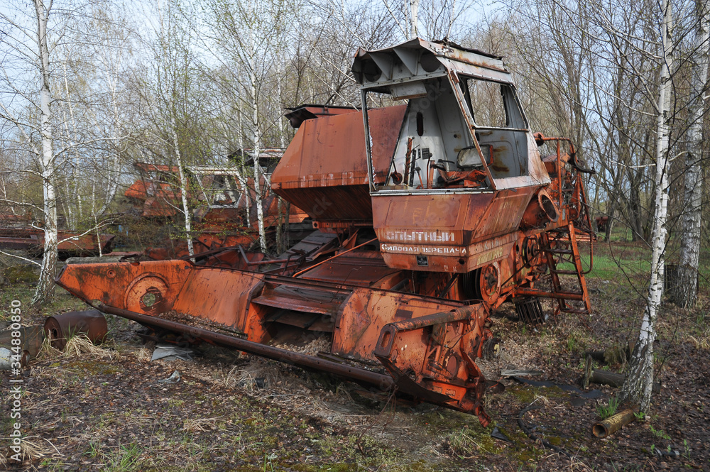 Abandoned radioactive harvester Abandoned radioactive harvester