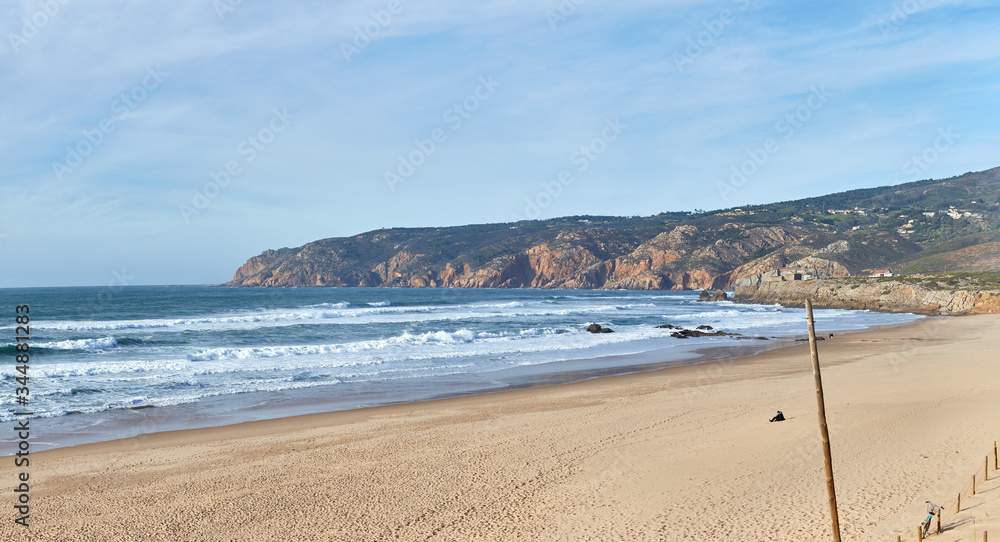 
ocean view sandy beach portugal