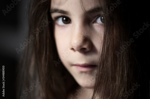 Wallpaper Mural 7-8 Years Old Girl Portrait Torontodigital.ca