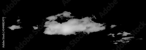 Clouds On black background. use blend mode "screen" in your editing software