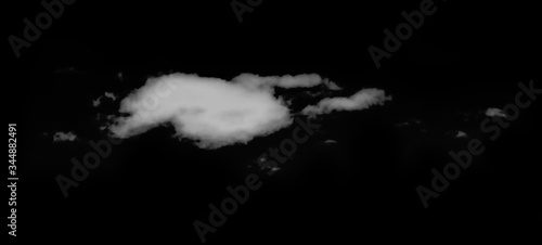 Clouds On black background. use blend mode  screen  in your editing software