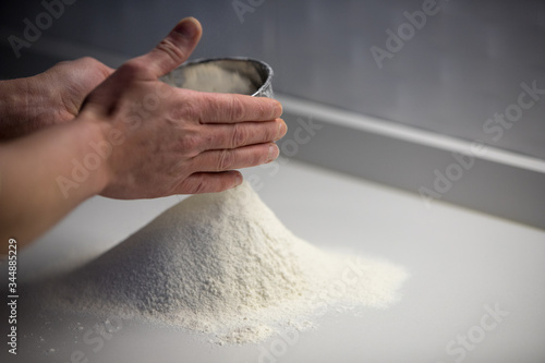 A detail of food preparation