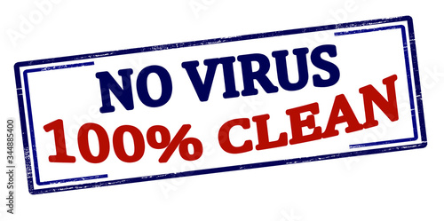 No virus one hundred percent clean