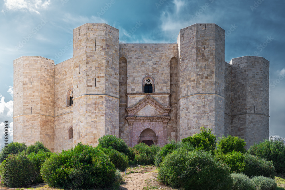 View of Castel del Monte, Southern Italy