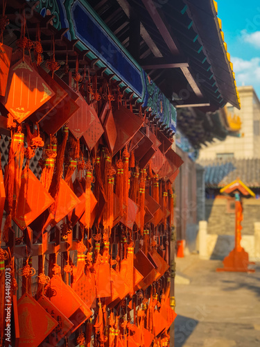 China amulets in Confucio temple Tianjin