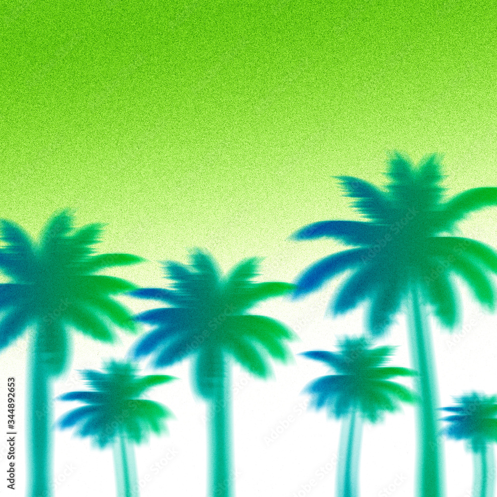 palm trees on the beach palm trees on the beach