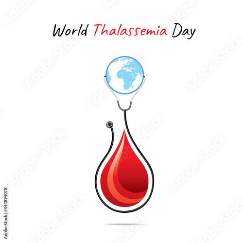 creative world Thalassemia day poster design