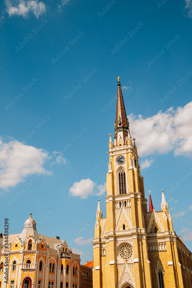 The Name of Mary Church at Liberty Square in Novi Sad, Serbia