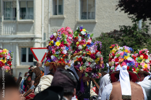 feast of the first Friday of May in jaca, huesca, aragon spain photo