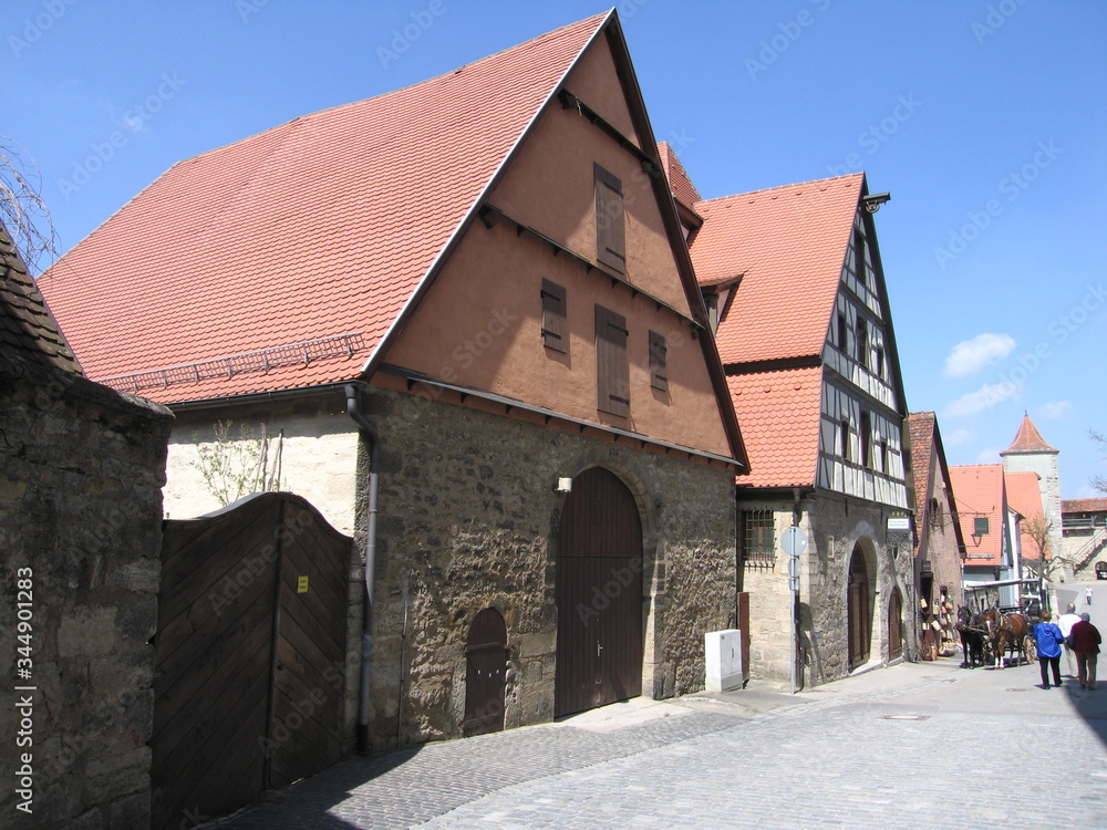 Altstadtidylle in Rothenburg ob der Tauber