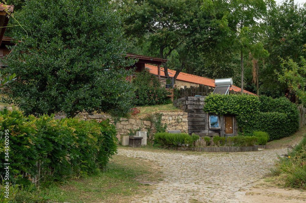 Bungalows situados na 