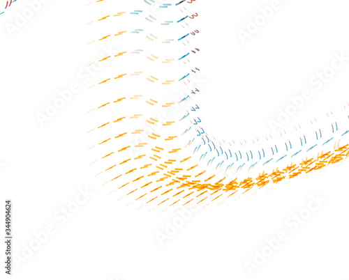 Abstract background blend wave line design for Wallpaper, Banner, Background, Card, Book Illustration, landing page