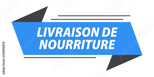livraison de nourriture bannière