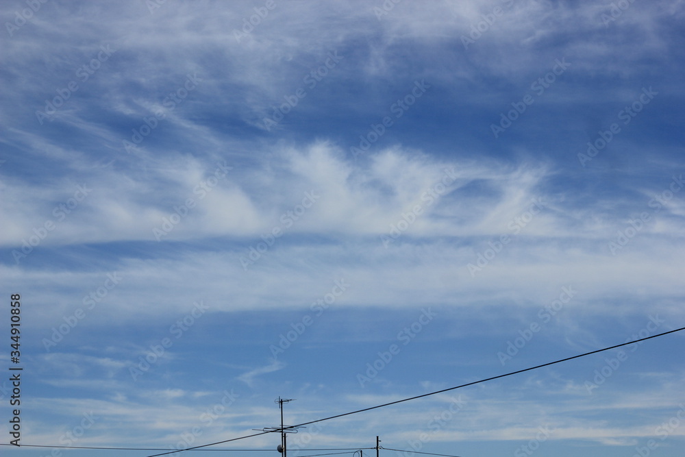 clouds of unusual shape, clouds in the sky, beautiful sky background