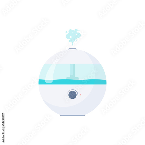 Humidifier air diffuser for home. Vector illustration