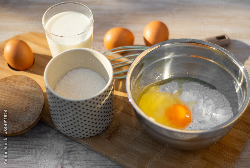 Cooking ingredients in a bowl Cooking ingredients in a bowl