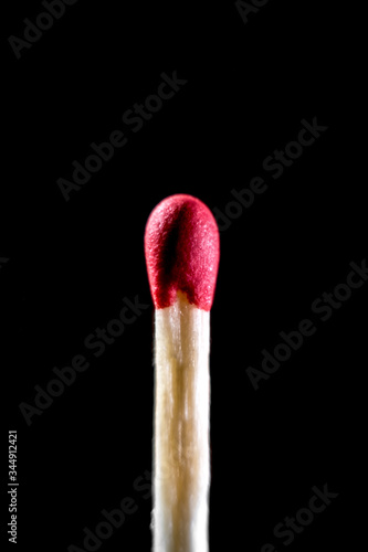 matches on black background