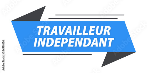 travailleur indépendant bannière