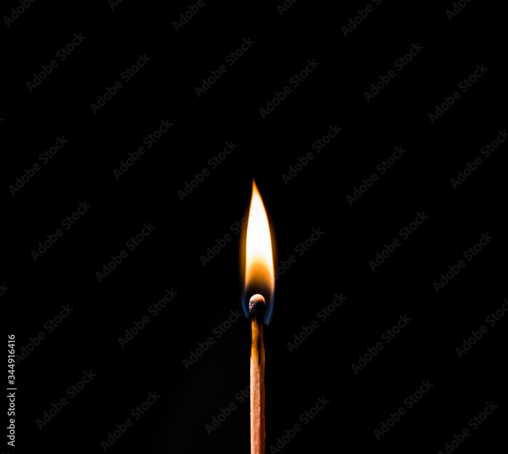 burning match on black burning match on black