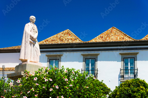 Architectural detail in the old town of Faro - Capital of Algarve - Portugal, Europe