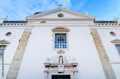 Architectural detail in the old town of Faro - Capital of Algarve - Portugal, Europe