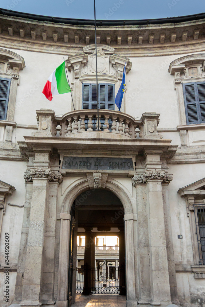 Obraz premium State Archive Building, Milan, Italy