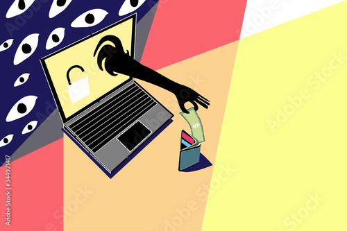 Internet crimes resulting from the lack of computer security And carelessness