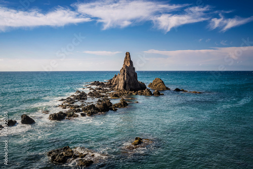 Las Sirenas reef at Cabo de Gata-Níjar Natural Park, Almería province, Andalusia, Spain	