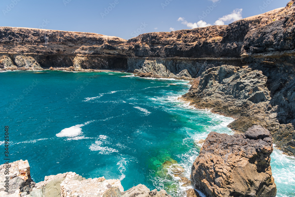 cliffs of Fuerteventura in Spain