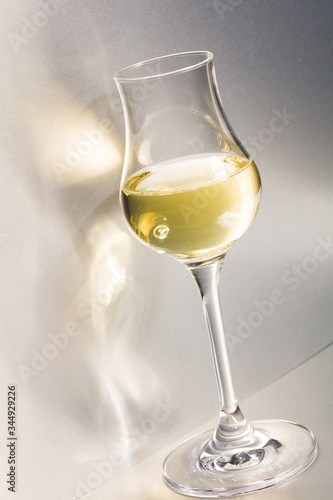 glass of white wine