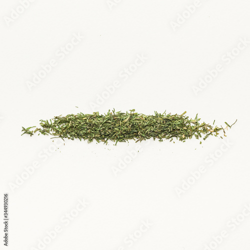 dried green dill leaves