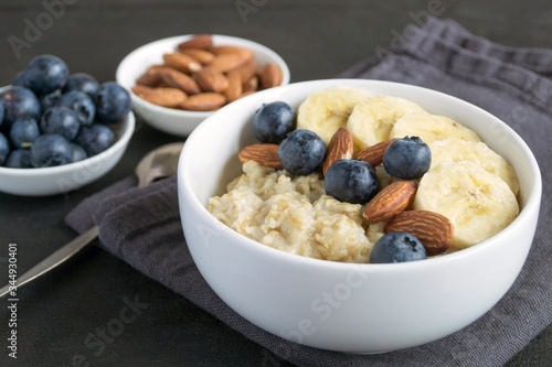 healthy oatmeal porridge for Breakfast.