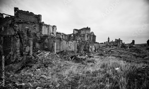 Belchite abandoned town