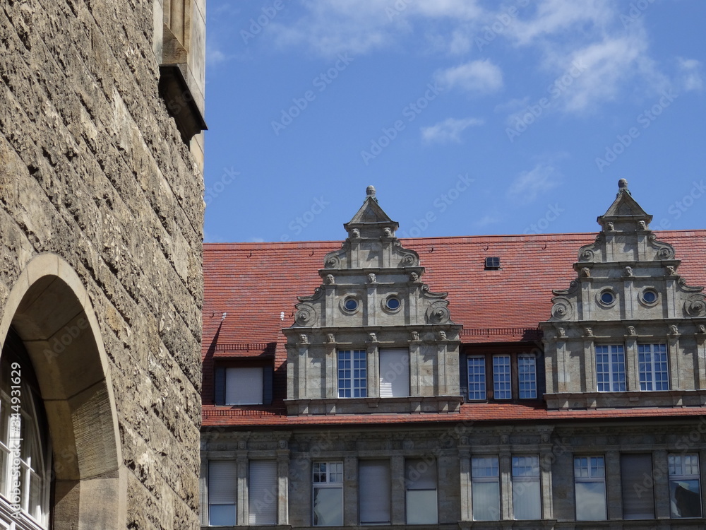 Fototapeta premium historischer Dachschmuck