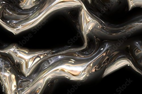 abstract futuristic metal steel  © Photo&Graphic Stock