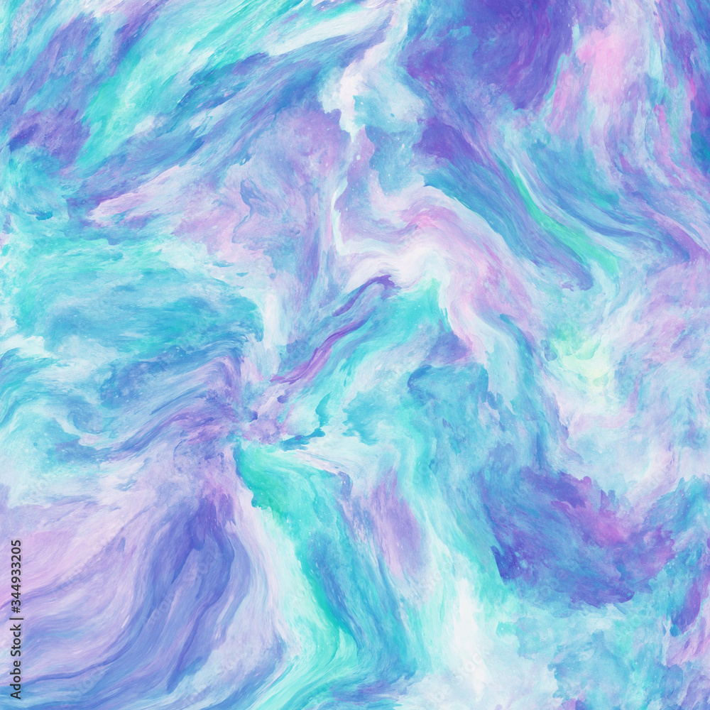 abstract pink purple and blue turquoise marble water dreamy fantasy background