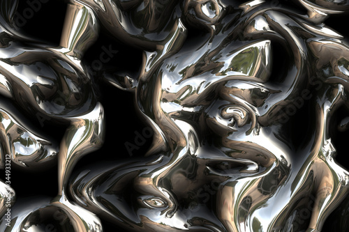 abstract futuristic metal steel 