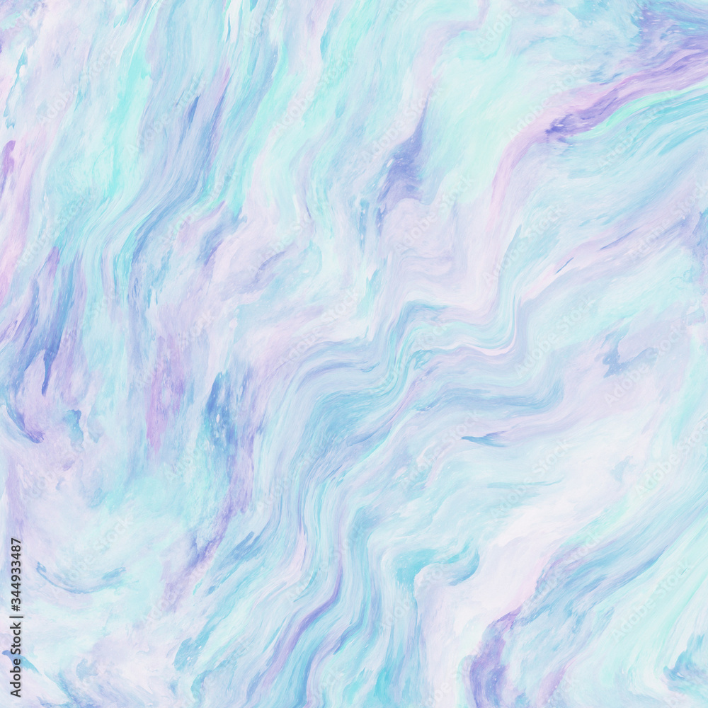 abstract light blue and pink marble water dreamy fantasy background