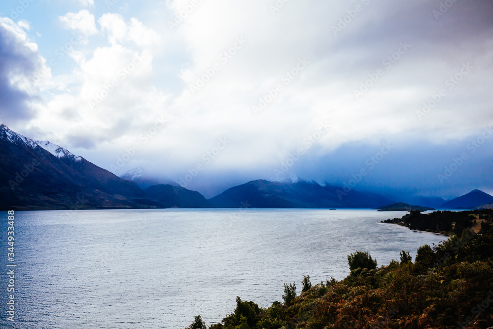 Lake Wakatipu near Glenorchy in New Zealand