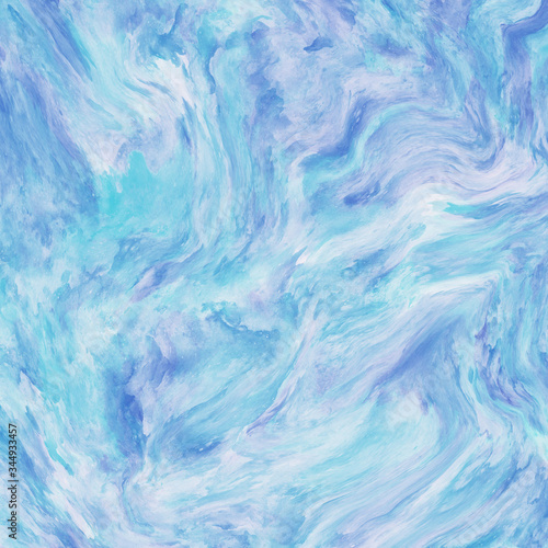 abstract turquoise and blue marble water dreamy fantasy background