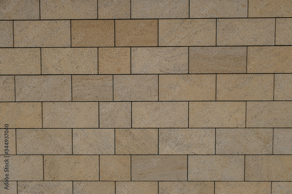 Fototapeta premium texture of a wall with stone masonry