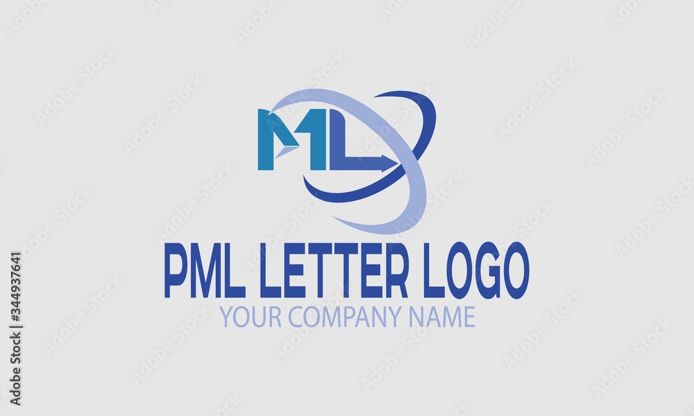 business logo design PML Letter business logo design PML Letter