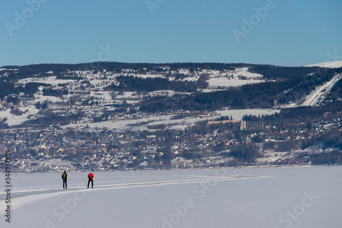 Mjøsa in winter