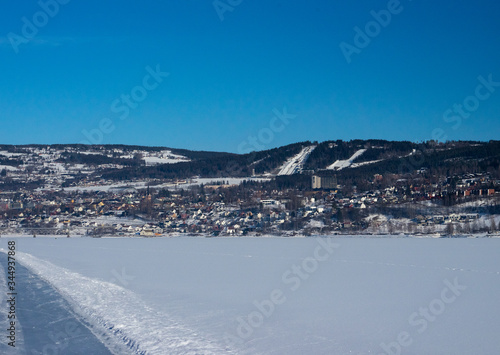 Mjøsa in winter