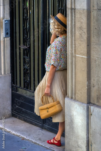 Quadro su tela pose rétro parisienne
