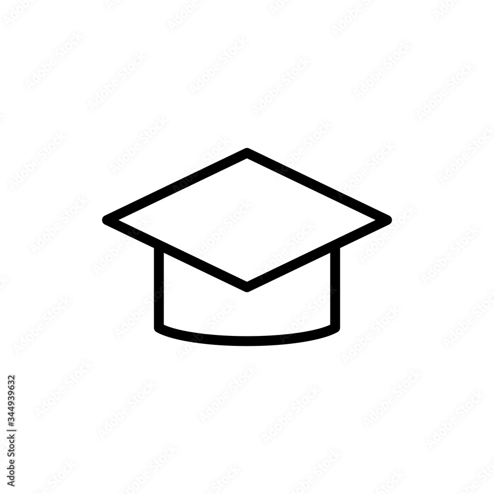 Graduate Icon Design Vector Template Graduate Icon Design Vector Template
