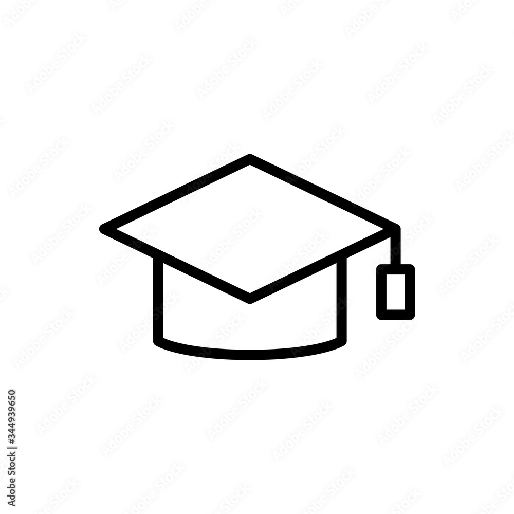 Graduate Icon Design Vector Template Graduate Icon Design Vector Template