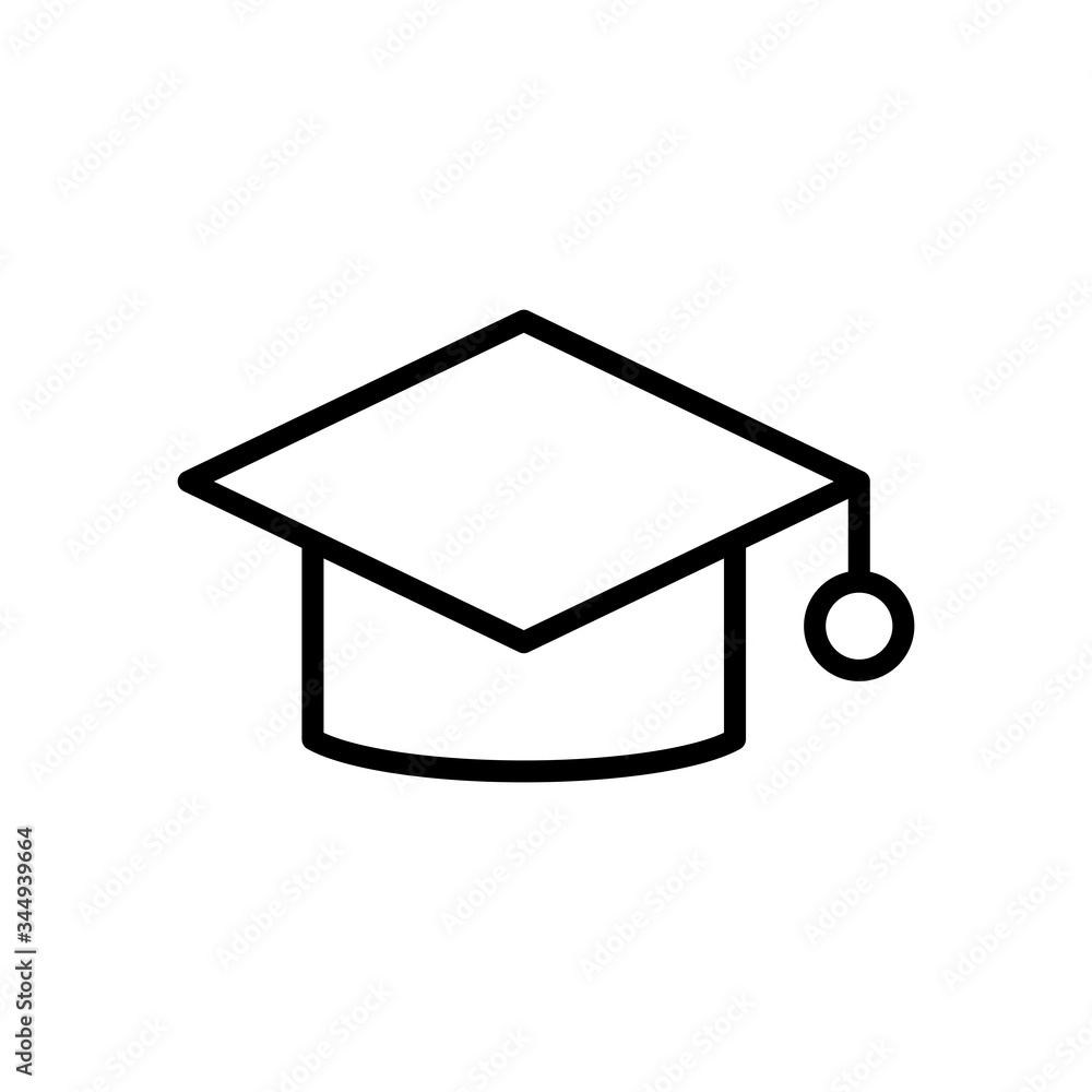 Graduate Icon Design Vector Template Graduate Icon Design Vector Template