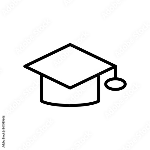 Graduate Icon Design Vector Template