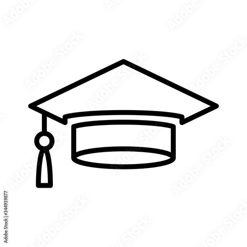 Graduate Icon Design Vector Template